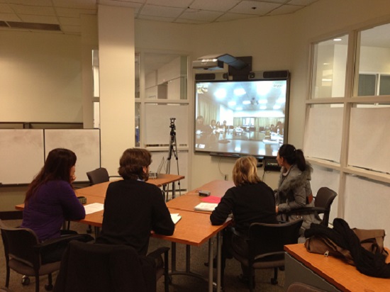 Videoconference between Brown and Zhejiang universities